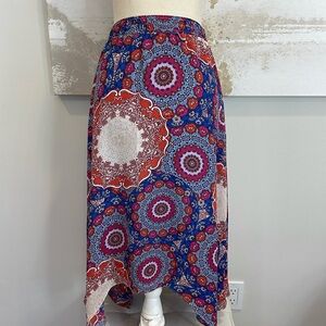 Laundry by Shelli Segal Printed Elastic Waist skirt